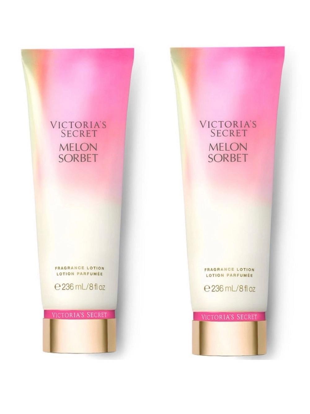 Victoria's Secret MELON SORBET Fragrance Lotion ~ 8 fl.oz. ( Lot of 2 )